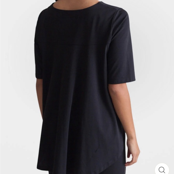 BUKI NWT GINZA TEE SIZE LARGE LAGENLOOK MINIMALIST MODERN CHIC ARTSY ELEGANT - Picture 3 of 10